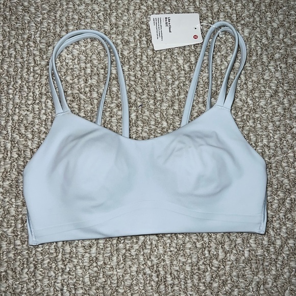 Lululemon Athletica Light Blue Sports Bra - Picture 1 of 2
